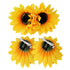 Sunflower Hair Barrettes - Daisy Hair Clips for Women Girls, Alligator Hair Pins (4pcs)