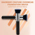 Makeup Brush Daubigny Flat Top Foundation Brush for Liquid Makeup, Premium Professional Make Up Foundation Brush, Black