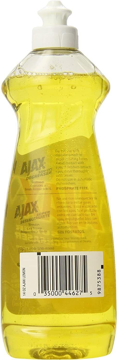 Ajax AC1388, Dishwashing Liquid, 4 PACK