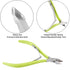 YINYIN Professional Cuticle Trimmer with Pusher and Cutter, Stainless Steel Clippers for Fingernails