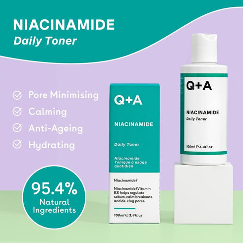 Niacinamide Daily Toner, 100ml/3.4fl.oz - Face Toner to Calm Breakouts
