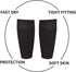 Soccer Shin Guard Sock, Leg Performance Support Compression Calf Sleeves with Pocket