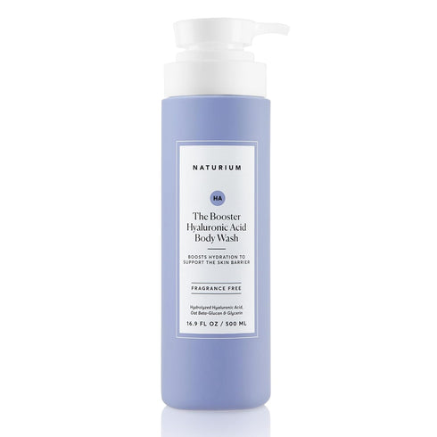 Naturium The Booster Hyaluronic Acid Body Wash, 16.9 oz, Hydrating & Moisturizing with Glycerin & Vitamin B5