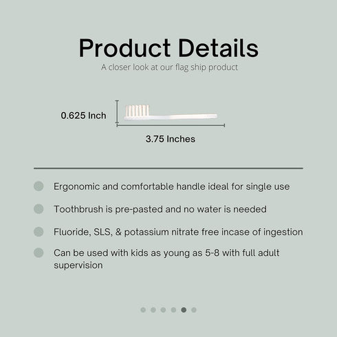 N-STA-Smile Pre-Pasted Mini Disposable Toothbrush (50)