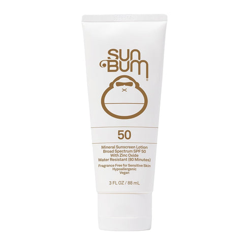 Sun Bum Mineral SPF 50 Sunscreen Lotion - Vegan and Hawaii 104 Reef Act Compliant, 3 oz