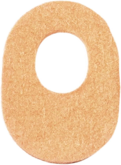 Flesh Felt Bunion Shields - 40 Pack Adhesive Oval Cushions, Medical Bandage for Foot Pain Relief, Bunions, Callus