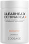 Codeage Clearhead Echinacea+ Supplement - Echinacea, Schisandra, Feverfew, Probiotics, Vitamins C & D3, 90 Capsules