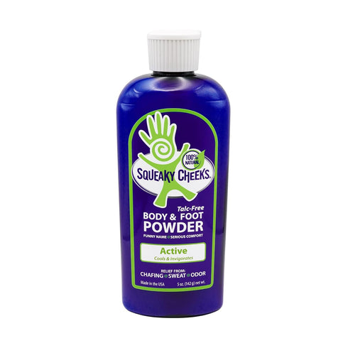 Foot & Body Powder (5oz) - All Natural and Talc-free, Effective Relief from Chafing, Sweaty Feet, and Odor