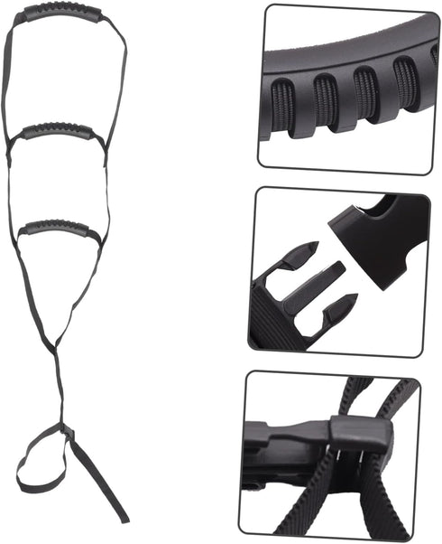 HAKIDZEL Elder Pull Up Strap Adjustable Bed Ladder for Seniors Non Slip Grip Lightweight Physiotherapy Aid for Disabled