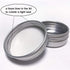 Screw Top Aluminum Tin Jars - Cosmetic Sample Metal Containers, Round Pot for Candle, Lip Balm, 12 Pack (1 OZ)