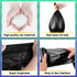 AOSULI Small Bathroom Trash Bags, 3 Gallon/10 Liter, 100 Counts, Black Garbage Bags for Office