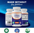 Vitamatic Ferrous Sulphate 325 mg + Vitamin C 100 mg - 250 Coated Tablets High Potency Iron Supplement Made in USA