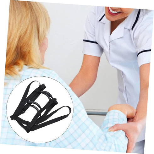 Ipetboom Bed Safety Ladder Assist Strap for Seniors - Wall Handles for Elderly Support