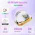 Mini UV Light for Gel Nails, Handheld Nail Lamp with Stand, Portable Cordless UV Nail Dryer Light, Violet