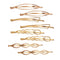 Messen Hair Pins Set Geometric Hair Clips Metal Hairpin Minimalist Hair Styling Jewelry Accessories (8 Pieces, Style 7)