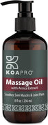 KOAPRO Massage Oil for Massage Therapy, Arnica Massage Oil for Pain Relief, Premium Body Massager Oil, 8 Fl Oz