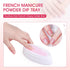 krofaue Nail Dip Container, Dipping Powder Tray for French Nail Smile Line Molding, Fashion Nail Tool