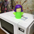 Angry Mom Microwave Cleaner, Mad Mama Steam Cleaner, Just Add Vinegar and Water for Easy Cleaning, Green