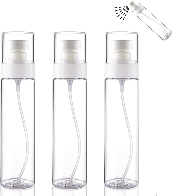Cosywell TSA Approved Fine Mist Spray Bottles 3.4oz/100ml 3 Pack, Leak Proof Travel Size for Perfume Skincare