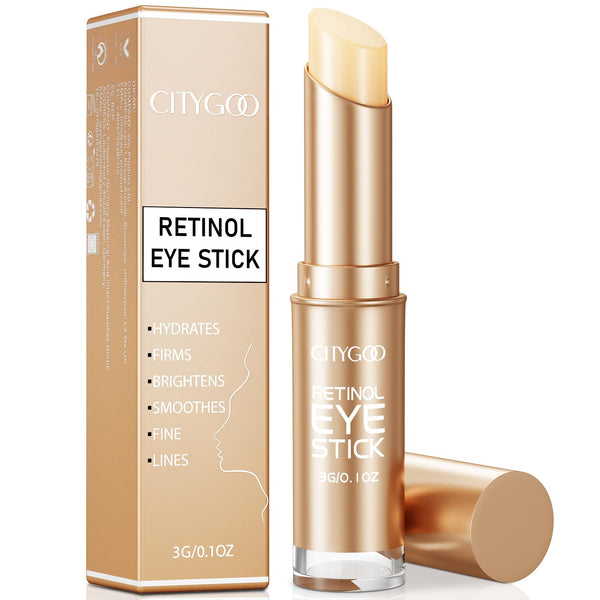 Retinol Eye Stick with Collagen, Hyaluronic Acid for Dark Circles, Wrinkles in 3-4 Weeks, Under Eye Cream Anti Aging