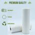 Reusable 100% Natural Rayon Towels - Pack of 2, Washable Kitchen Paper Towels, Lint Free, Zero Waste, Organic Rolls