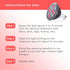 Red Light Therapy Device - Red Near Infrared 660nm 850nm, 12 LEDs for Skin Health and Pain Relief