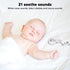 YUEHISY 21 White Noise Sleep Instrument, Sound Multifunction Rechargeable Promote Sleep Sound Machine, Colorful Light