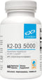 XYMOGEN K2-D3 5000, Bioavailable Vitamin D3 5000 IU with Vitamin K2 MK-7, Immune Support Supplement, 60 Capsules