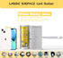 Extra Sticky Large Surface Lint Roller with Dust-Proof Cover, 240 Sheets/4 Refills, Pet Hair Remover