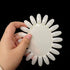 Honbay 12PCS Plastic Nail Swatches Wheels, 20 Tips for Nail Art Color Polish Display