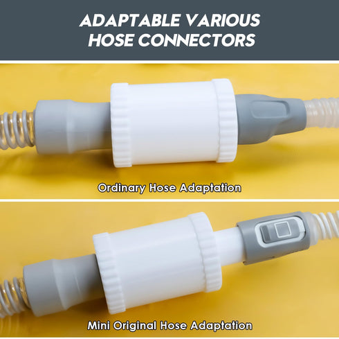 Tordale CPAP Muffler for AirMini Compatible with Transcend Travel and ResMed AirMini CPAP Machines. Includes CPAP Hose