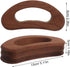 HONITANO 2pcs Wooden Cellulite Massager: Body Gua Sha Board - Handheld Muscle Scraper with Deep Groove - Massage Tool