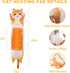 Heating Pad for Period Menstrual Cramps & Back, Neck, Shoulder Pain Relief - Portable Cute Cat Plush Heat Pad Stuffed Animal USB Powered - Funny Women Teen Girls Kids Cat Lovers Mothers Birthday Gifts