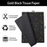 Whaline 100 Sheets Black Gold Tissue Paper Gold Thank You Gift Wrapping Paper Metallic Decorative Art Paper for DIY Crafts Birthday Baby Shower Party Supplies, 14 x 20 Inch by Whaline