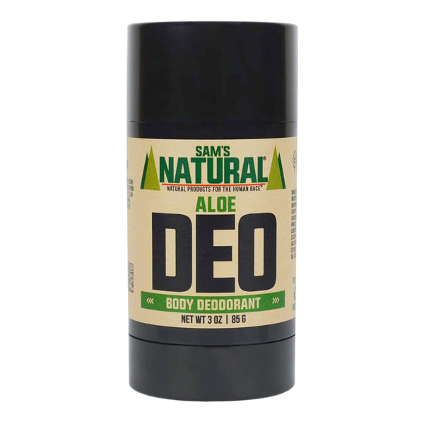 Sam’s Natural Deodorant - Aloe, Aluminum Free DEO, Holiday Gifts, 3 oz, Vegan, Cruelty Free