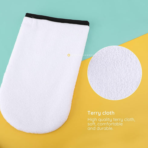 Paraffin Wax Gloves & Booties - Segbeauty Heated SPA Mittens Foot Liners for Hot Wax Hand Therapy, White