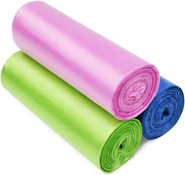 60 Counts/3 Rolls, 13 Gallon Kitchen Trash Bags
