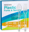 100 Count Heavy Weight Plastic Silverware Set, Disposable Forks Spoons for Weddings and Everyday Use