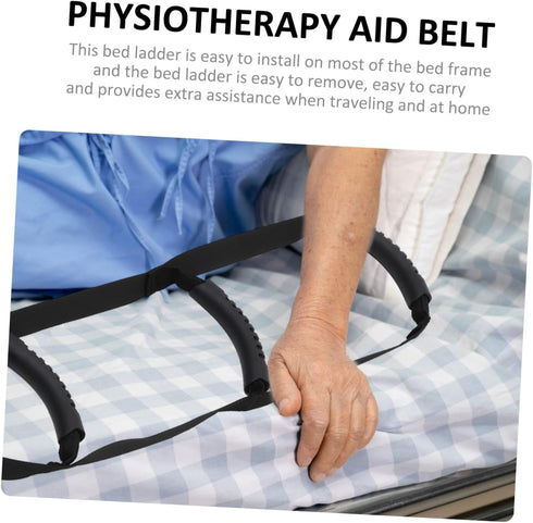 High-Grade Bed Ladder for Seniors - Comfortable Assistive Hand Grips