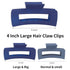 Sisiaipu 12 Pcs Large Hair Accessories, Jumbo Square Jaw Clips for Thick Hair, Bulk Clips for Women