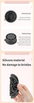 Makeup Brush Silicone Cleaning Cup, Portable Foldable Silicone Makeup Brush Holder, 2-in-1 Design for Cleaning and