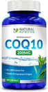 Generic Natural Coq10 200mg Vitamin, 200 Capsules - Quick Absorption, Gluten Free & Non-GMO