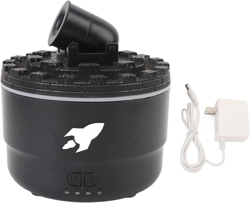 Volcano Therapy Diffuser Humidifier, Small Turret Shaped Essential Oil Diffuser with Automatic Shut Off Function Cool