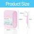 Holy Rose Pink Dental Floss Picks, 104 Count with 2 Travel Cases, Mint Flavored Oral Care Tool