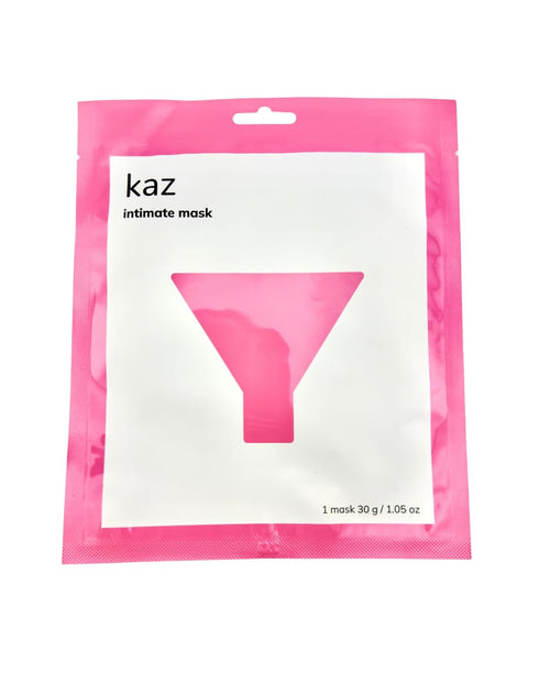 Waxness Set Kaz Hydrogel Intimate Hydrating & Soothing Mask and Strips for Bikini Area After Wax Care Professional Skin
