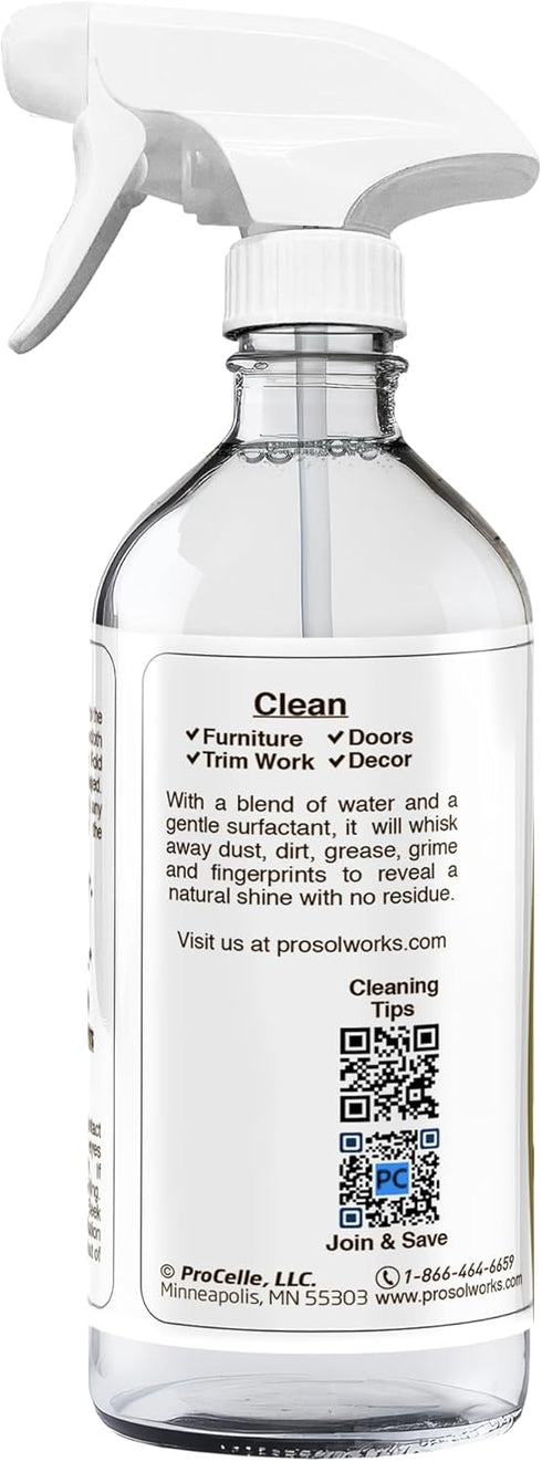 Daily Dusting Spray Surface Cleaner - 16 oz Wood Cleaner for Tables, Cabinets & Antique Restorer