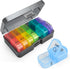 Urekt Weekly Pill Organizer 2 Times a Day, Am Pm Pill Box 7