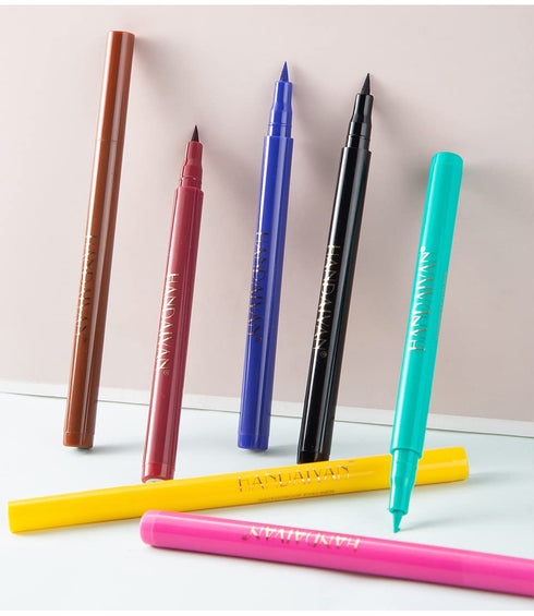 Liquid Vegan Eyeliner, Colorful Neon Eyeliner Pencil, long-lasting, waterproof, smudge proof, sharp tip, quick dry, easy cleansing Makeup Gift for Women (yellow#3)