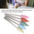 Nail Drill Bits Set, 5pcs Rubber Nail Drill Bits - Manicure Pedicure Tool for Processing and Polishing Nails