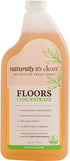 Naturally It's Clean Floor Cleaner, Makes 24 Gallons, pH Neutral, Biodegradable, Kids & Pets Safe